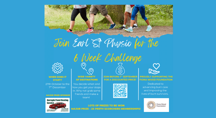 Image for Step Into the Earl St Physio 6-Week Challenge